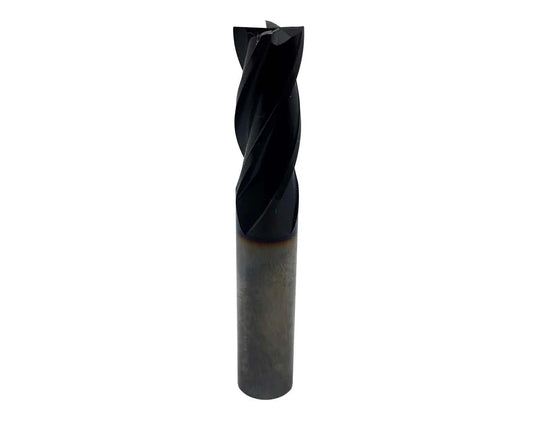 Cortador Vertical de Carburo Sólido Plano (End Mill) -Recubrimiento Power A - 4 Filos - 3mm a 12mm