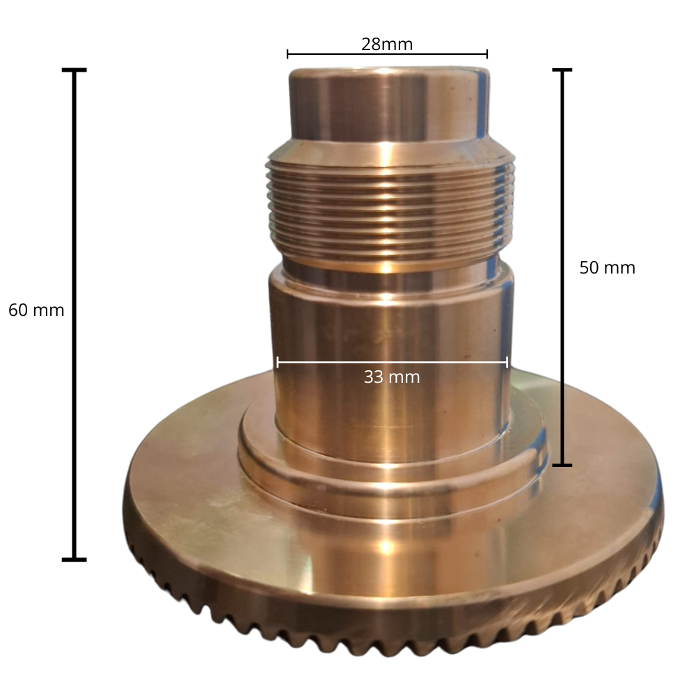 Engranes de Bronce para Maquinaria - Avances Automáticos y Transmisión de Sierra
