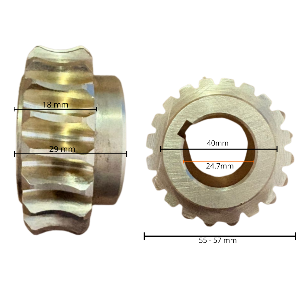 Engranes de Bronce para Maquinaria - Avances Automáticos y Transmisión de Sierra