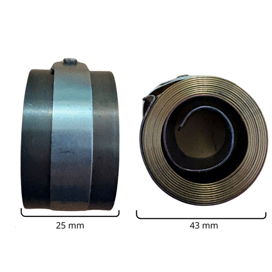 Resorte de Retorno para Taladro y Fresadora - Modelos Universales