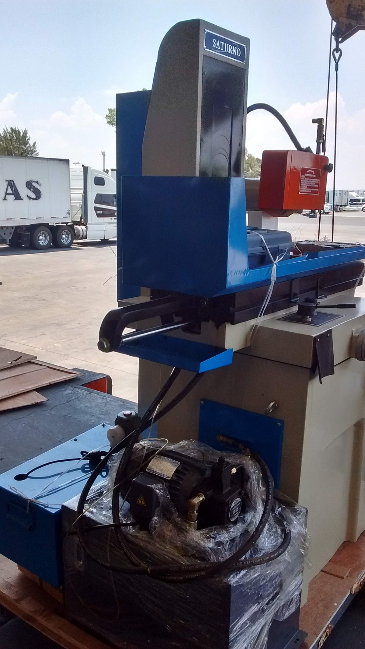Rectificadora instalada