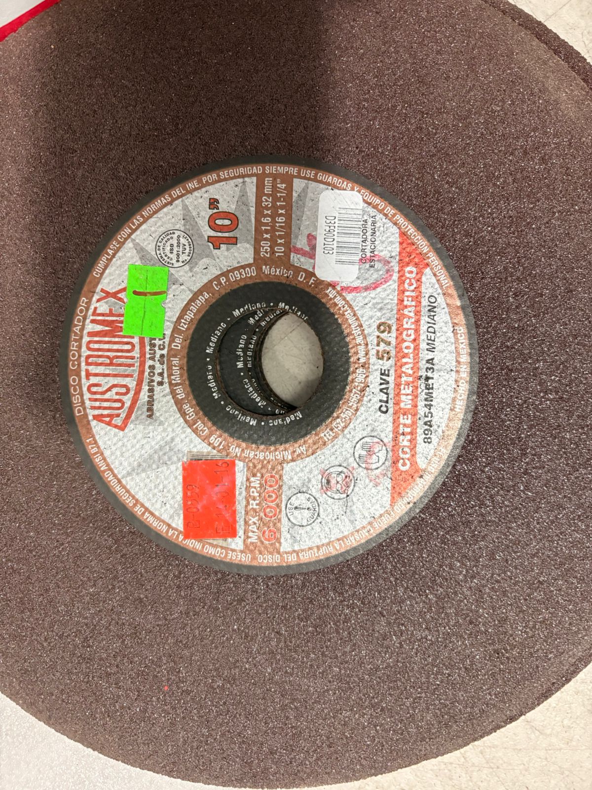 Lote de Discos Abrasivos Austromex