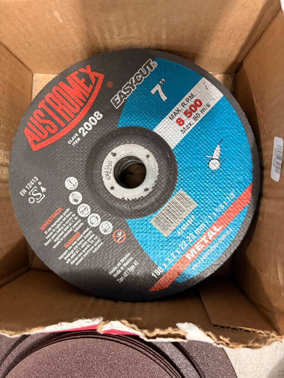 Lote de Discos Abrasivos Austromex