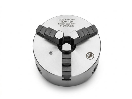 Chuck Universal de 3 Mordazas Solidas 160 mm| Bison